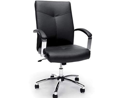 OFM Essentials Collection Executive Conference Chair, in Black (E1003-BLK)