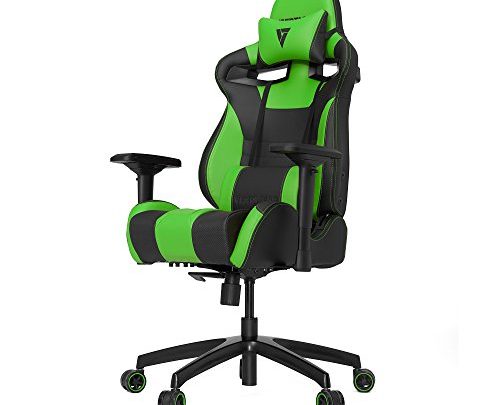 VERTAGEAR S-Line 4000 Gaming Chair, Medium, Black/Green