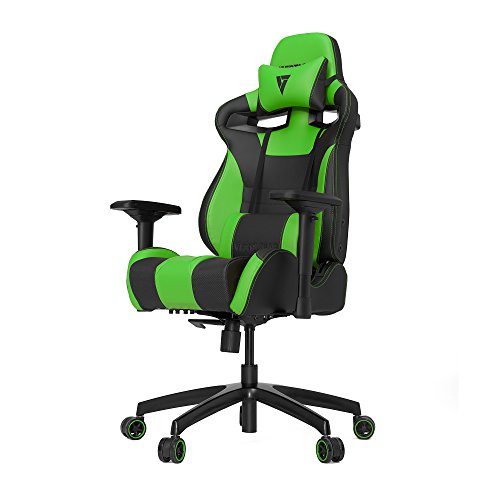 VERTAGEAR S-Line 4000 Gaming Chair, Medium, Black/Green