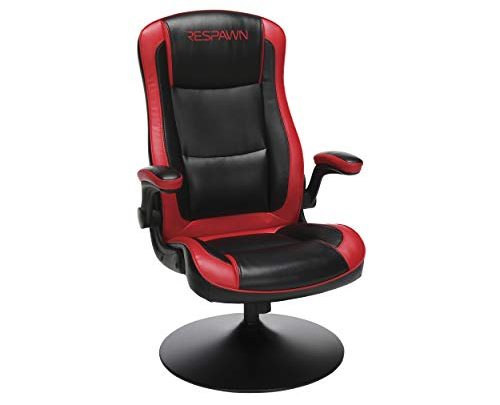 RESPAWN RSP-800 OFM Rocking Gaming Chair, 29.13″ D x 25.98″ W x 41.73″ H, Red