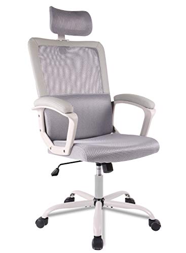 Ergonomic Office Chair Adjustable Headrest Mesh Office Chair Office Desk Chair Computer Task Chair