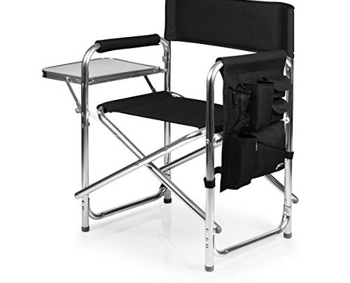 ONIVA – a Picnic Time brand Portable Folding Sports Chair, Black
