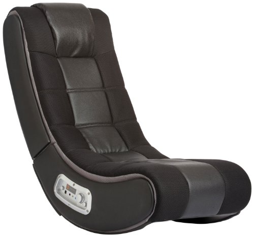 X Rocker V Rocker SE Black Foam Floor Video Gaming Chair for Adult, Teen, and Kid Gamers -2.1 High Tech Audio and Wireless Capacity –