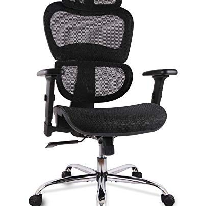 Office Chair Mesh Executive Chair with 3D Adjustable Armrest Ro-tating Chair