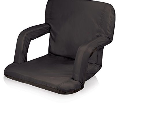 ONIVA – a Picnic Time Brand Ventura Reclining Stadium Seat, Black