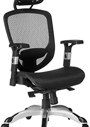 Staples Hyken Technical Mesh Task Chair (Black, Sold as 1 Each) – Adjustable Office Chair with Breathable Mesh Material, Provides Lumbar,