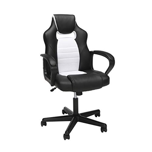OFM Essentials Collection Racing Style Gaming Chair, in White