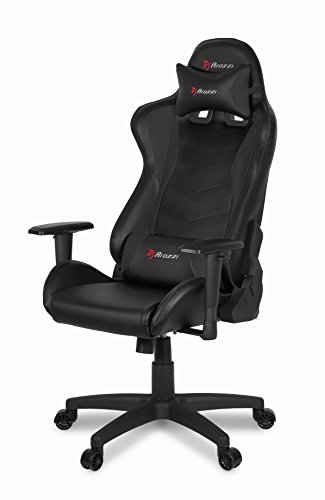 Arozzi Forte Racing Style Gaming Chair with High Backrest, Recliner, Swivel, Tilt, Rocker & Seat Height Adjustment, Lumbar & Headrest Pillows Included –