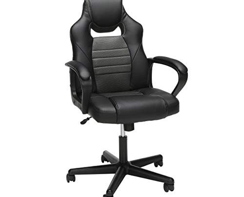 OFM Essentials Collection Racing Style Gaming Chair, in Gray (ESS-3083-GRY)
