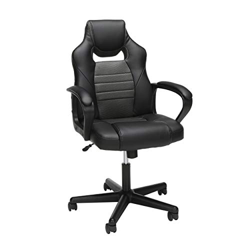 OFM Essentials Collection Racing Style Gaming Chair, in Gray (ESS-3083-GRY)