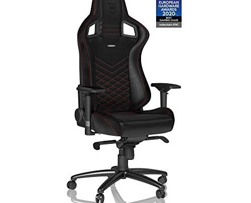 noblechairs Epic Gaming Chair – Office Chair – Desk Chair – PU Faux Leather – 265 lbs – 135° Reclinable –