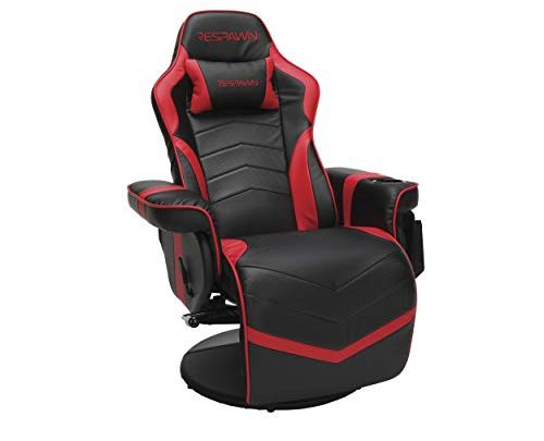 RESPAWN-900 Racing Style Gaming Recliner, Reclining Gaming Chair, in Red (RSP-900-RED)