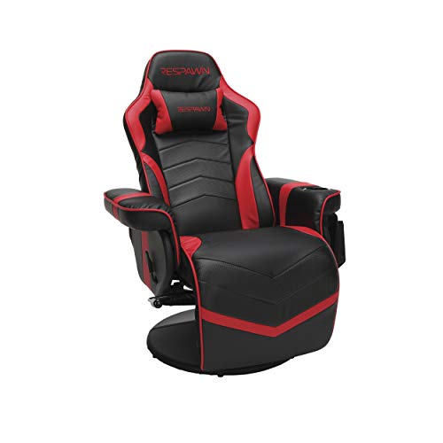 RESPAWN-900 Racing Style Gaming Recliner, Reclining Gaming Chair, in Red (RSP-900-RED)