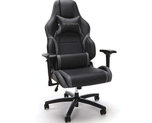 RESPAWN 400 Big and Tall Racing Style Gaming Chair, in Gray