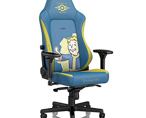 noblechairs Hero Gaming Chair – Office Chair – Desk Chair – PU Faux Leather – Fallout Vault-Tec Edition