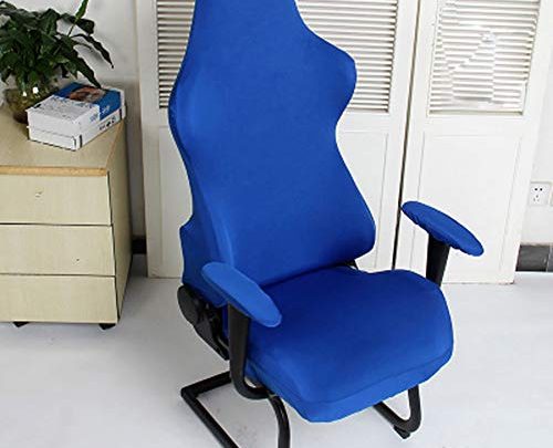 Mworld2 Stretch Anti Dirty Office Computer Game Chair Cover, Gaming Chair Stretch Protector Slipcover, Rotating Armchair Covers, Stretchable Gaming Chair Covers Slipcovers
