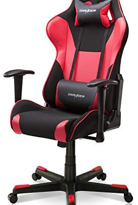 DXRacer Formula Series Gaming Chair Ergonomic Home Office Armchair Comfortable Desk Recliner High Backrest Computer Seat | Height Swivel, Directional Armrest,