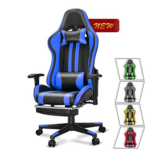 SOONTRANS Alpha Blue Computer Gaming Chair