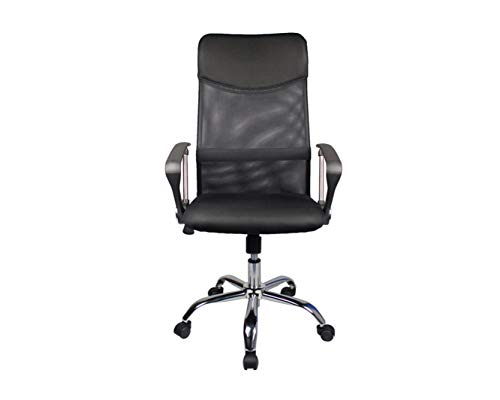 Home and Office Ergonomic Study Chair Gaming Chair Computer Chair with Mesh Fabric and Adjustable Swivel Lift Black