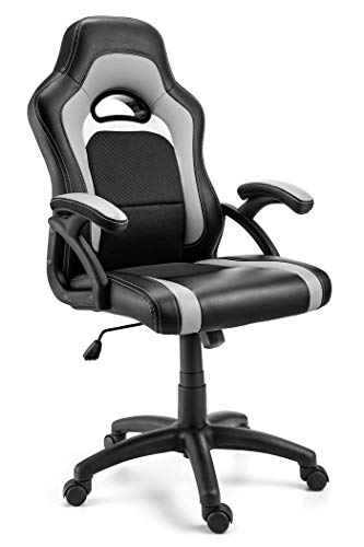 Office Chair. Ergonomic Computer Desk Chair for Racing and Gaming. Great Lumbar Support