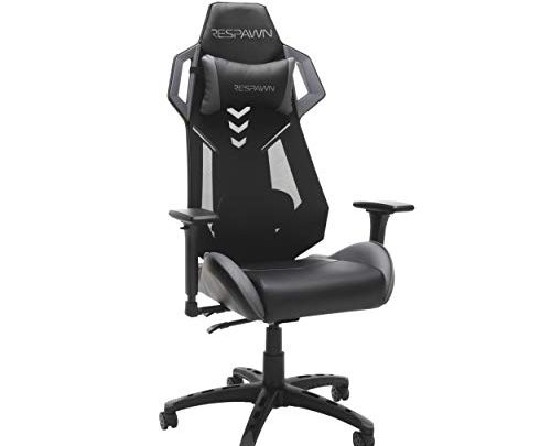 RESPAWN-200 Racing Style Gaming Chair – Ergonomic Performance Mesh Back Chair, Office or Gaming Chair (RSP-200-GRY)