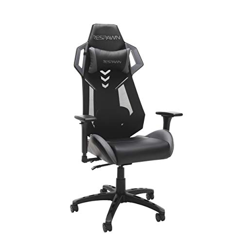 RESPAWN-200 Racing Style Gaming Chair – Ergonomic Performance Mesh Back Chair, Office or Gaming Chair (RSP-200-GRY)