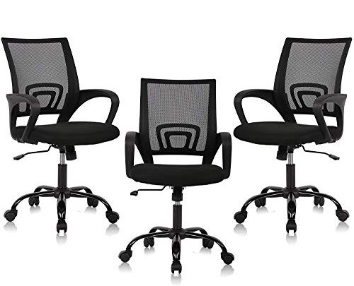 Ergonomic Office Chair Computer Desk Chair with Back Support Mesh Rolling Swivel PC Executive Chair Modern Adjustable Height Task Works Office Chair for Women Men,