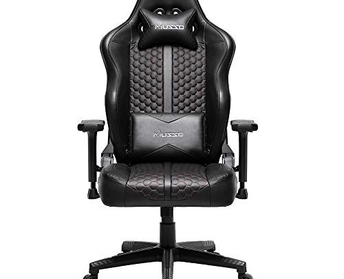 Musso Big & Tall Gaming Chair Adults Racing Computer Gamer Chair with Fully Foam, Esports Video Game Chair, PU Leather Executive Office Chair with Lumbar Support