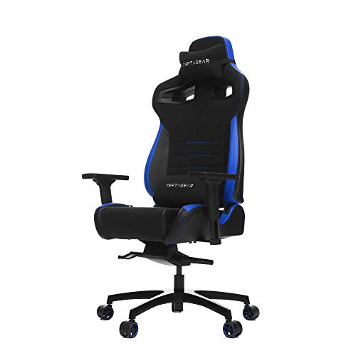 Vertagear Gaming Racing Seat Home Office Computer Coffee Fiber High Back Executive Chairs, Black/Blue