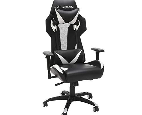 RESPAWN 205 Racing Style Gaming Chair, in White (RSP-205-WHT)