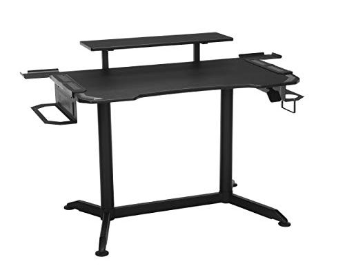 RESPAWN 3010 Gaming Computer Desk – Ergonomic Height Adjustable Gaming Desk, in Gray