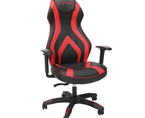 RESPAWN Sidewinder Gaming Chair, PU Leather, in Rage Red (RSP-125-RED)
