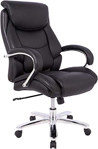 Office Chair, Big and Tall Executive Computer Desk Chair, Thick Padding for Comfort and Ergonomic Office Chair Design for Lumbar Support,