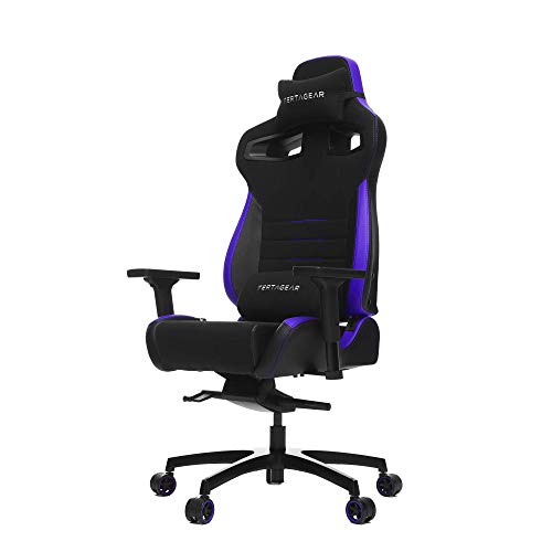 Vertagear Gaming Racing Seat Home Office Computer Coffee Fiber High Back Executive Chairs, Black/Purple