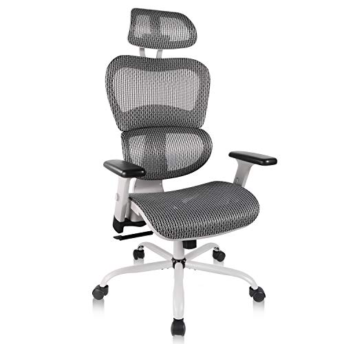 Ergonomic Computer Chair, Home and Office Chair Adjustable Mesh Chair with Reclined and Lockable Back Task Chair Gaming Chair –
