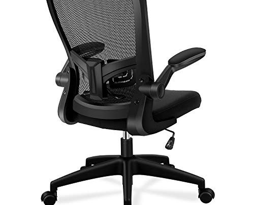 Office Chair, FelixKing Ergonomic Desk Chair with Adjustable Height and Lumbar Support Swivel Lumbar Support Desk Computer Chair with Flip up Armrests for Conference Room