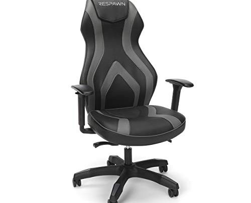 RESPAWN Sidewinder Gaming Chair, PU Leather, Graphite Gray