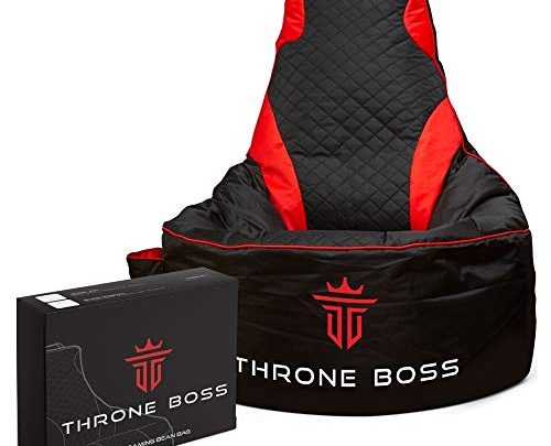 Premium Gaming Bean Bag Chair for Adults [Cover Only No Filling], Big Bean Bag Chair Teens, Dorm Chair, Video Game Chairs,