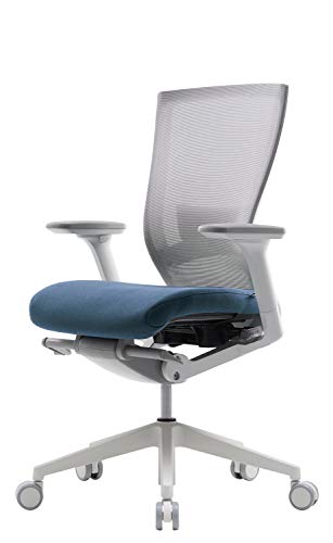 SIDIZ T50 Adjustable Ergonomic Office Desk Chair : Advanced Mechanism for Customization/Extreme Comfort, Ventilated Mesh Back, Lumbar Support, 3-Way Arms,