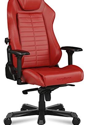 DXRacer Master Module Gaming Chair Office Executive Computer Seat with Sliding Headrest Integrated Adjustable Lumbar Support, 4D Metal Armrest, Replaceable Removable Cushion &