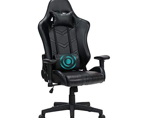 HEALGEN Gaming Chair Racing Computer PC Chair Ergonomic High Back Swivel Executive Office Chair Mesh Leather Reclining Desk Chair