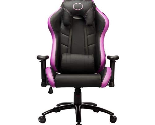 Cooler Master Caliber R2 Gaming Chair High Back Office Computer Game Chair, PU Leather Reclining Ergonomic Backrest, Headrest, Seat Height and Armrest Adjustment with Lumbar Support –