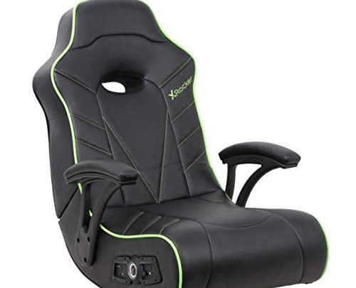 X Rocker, 5110401, Limewire Floor Rocker 2.1 BT, 35.43″ x 25.98″ x 30.71″, Black/Green