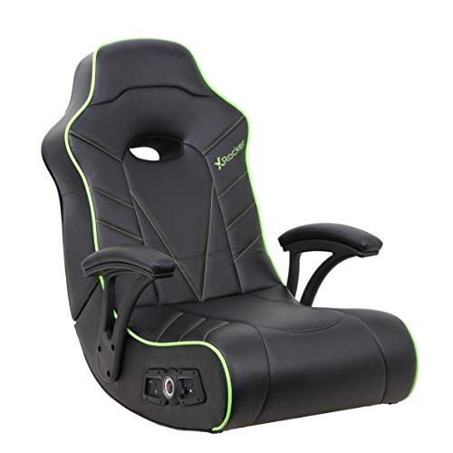 X Rocker, 5110401, Limewire Floor Rocker 2.1 BT, 35.43″ x 25.98″ x 30.71″, Black/Green