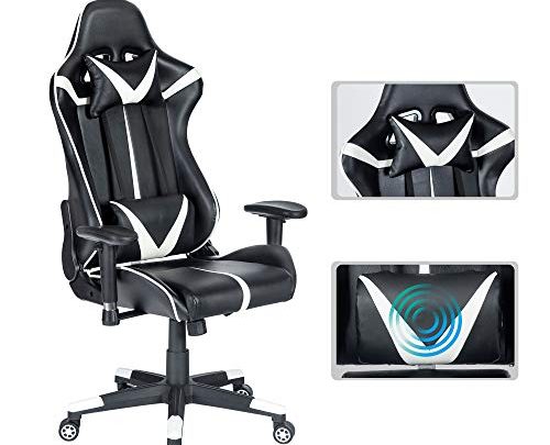 Blue Whale Gaming Chair (GM192White)