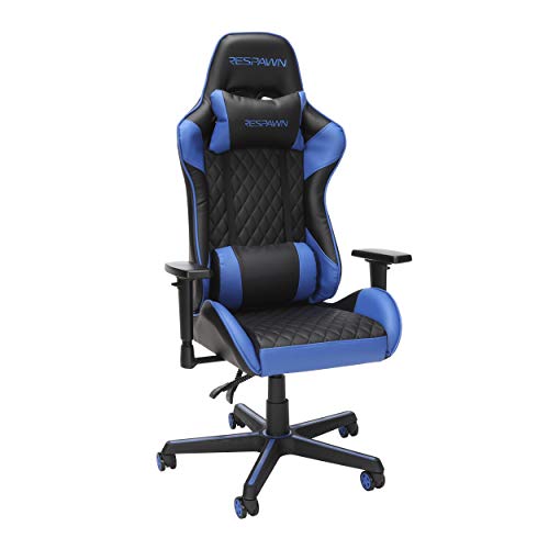 RESPAWN 100 Racing Style Gaming Chair, in Blue (RSP-100-BLU)
