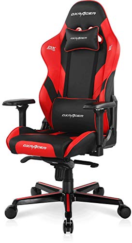 DXRacer G Series Module Ergonomic Office Executive, Video Game Chair | 4D Metal Armrest, Replaceable Seat Cushion, Standard, Black and Red