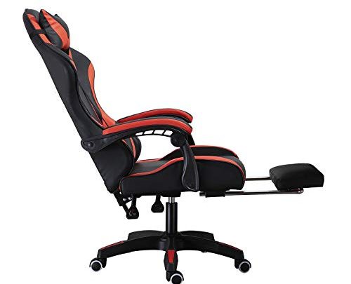 Racing Chair Gaming Chair Office Chair Swivel Chair, PC Chair, Ergonomic Executive High Back Chair Multifuctional Chair (Black+Red)