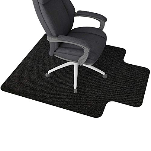 Office Chair Mat for Hardwood/ Tile Floor, with Lip, 47″x 35″,0.16″ Thick, Hard Floor Protector, Anti Slip, Self Adhesive and ECO Friendly,