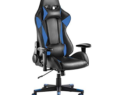Gaming Chair Ergonomic Racing Style Computer Desk Chair Executive Office Chair High Back Swivel Task Chair with Headrest and Lumbar…